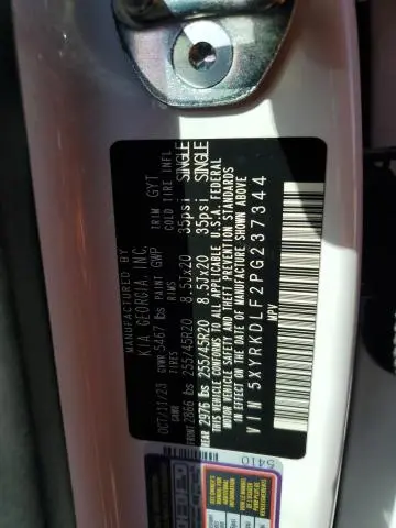 2023 KIA SORENTO SX  