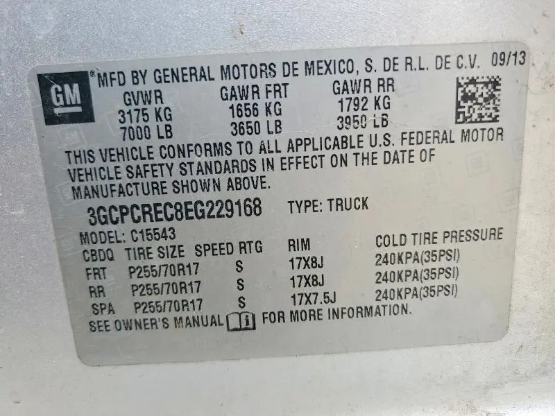 2014 CHEVROLET SILVERADO C1500 LT  