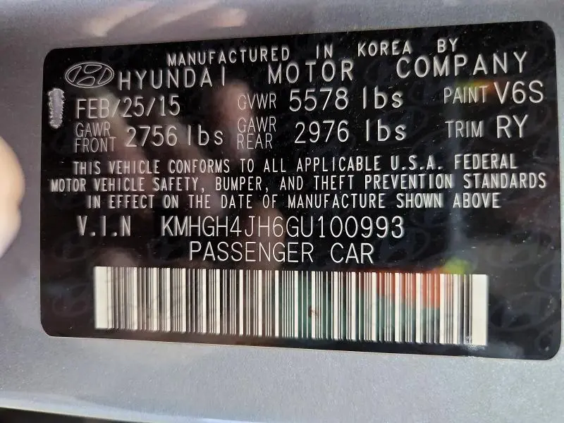 2016 HYUNDAI EQUUS ULTIMATE  