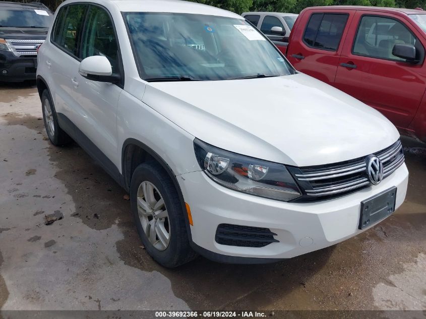 2013 VOLKSWAGEN TIGUAN S