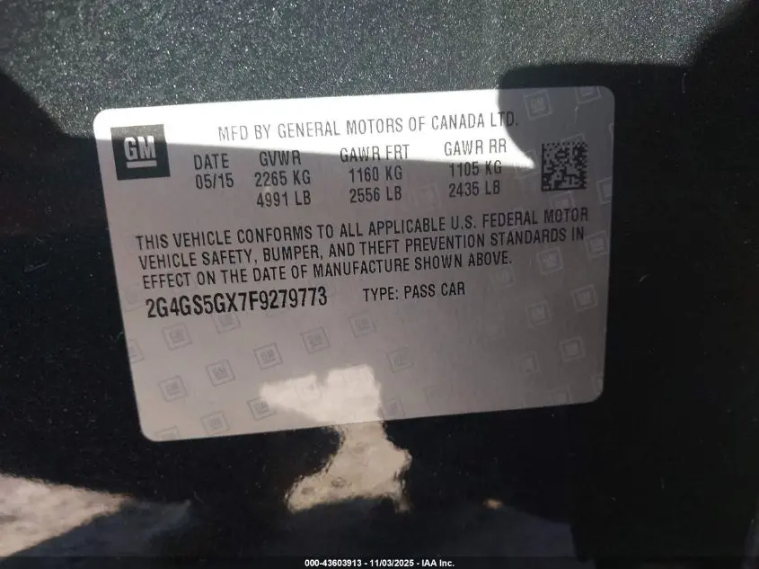 2015 BUICK REGAL TURBO PREMIUM II