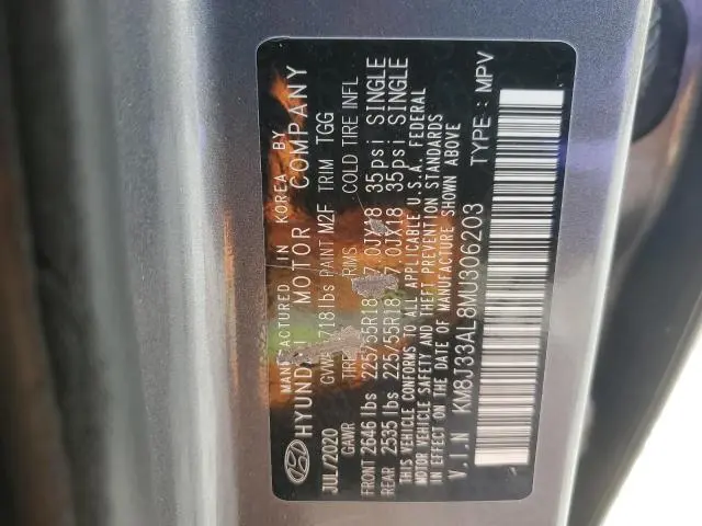 2021 HYUNDAI TUCSON LIMITED  