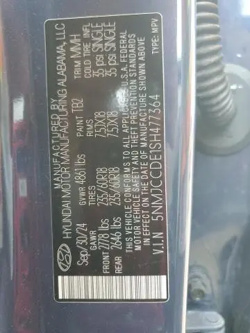 2025 HYUNDAI TUCSON SEL  