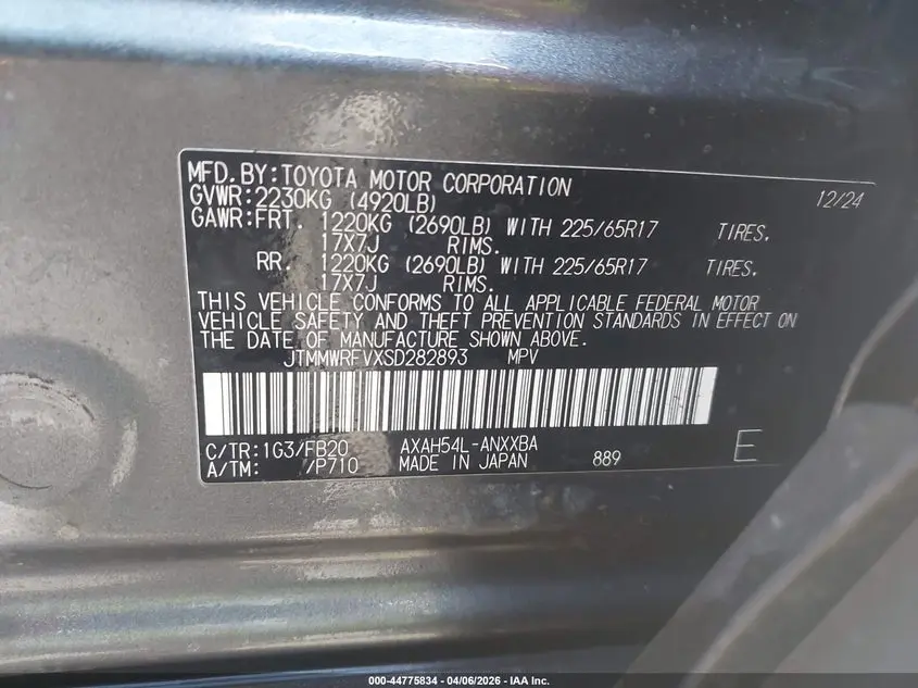 2025 TOYOTA RAV4 HYBRID LE