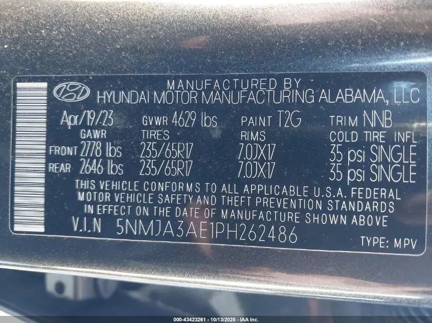 2023 HYUNDAI TUCSON SE