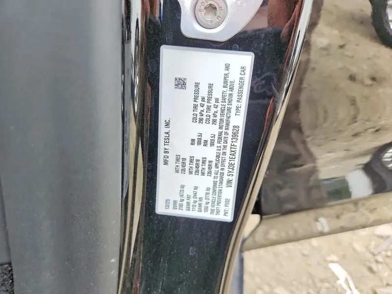 2026 TESLA MODEL 3   