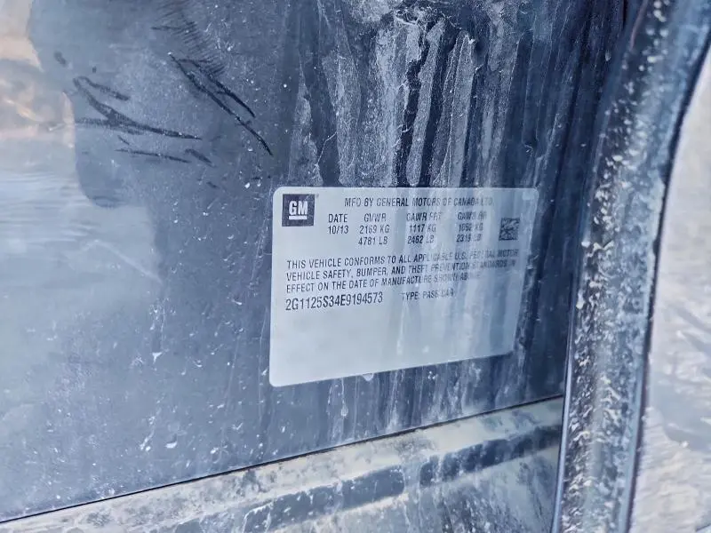 2014 CHEVROLET IMPALA LT  