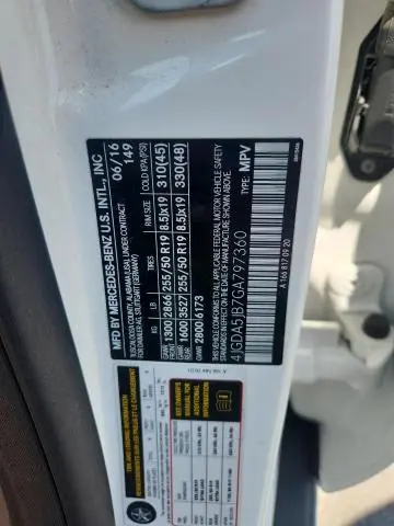 2016 MERCEDES-BENZ GLE 350