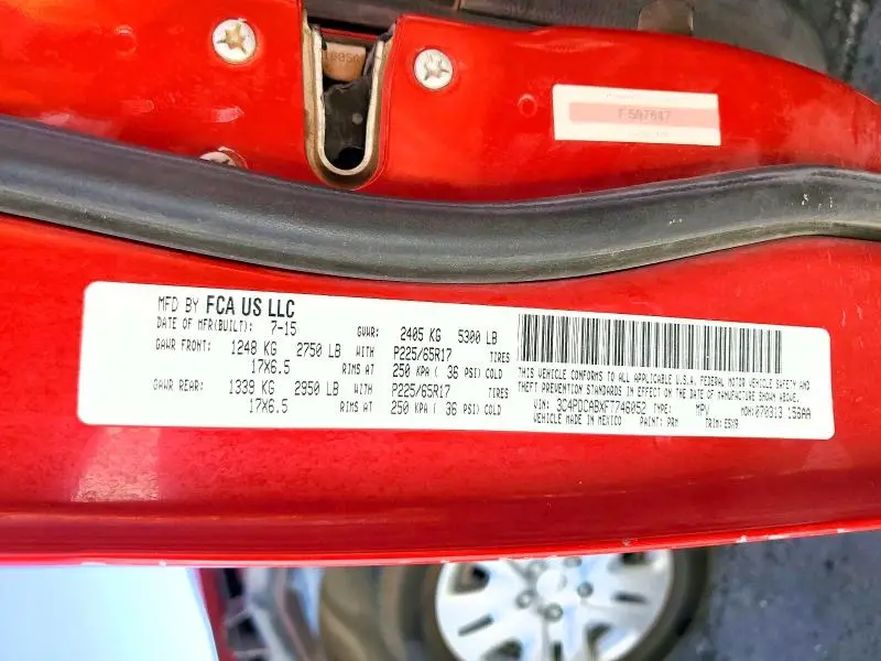 2015 DODGE JOURNEY SE  