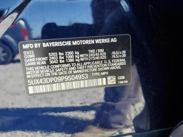 2023 BMW X3 SDRIVE30I  