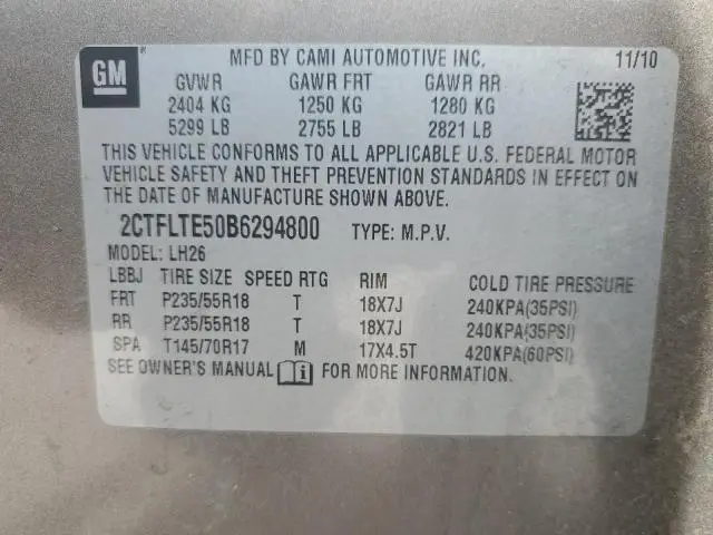 2011 GMC TERRAIN SLE  