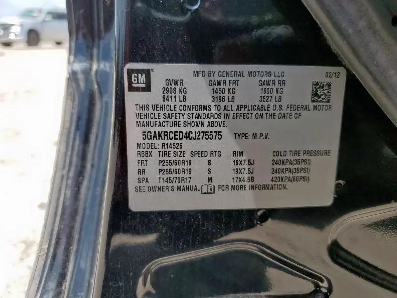 2012 BUICK ENCLAVE   