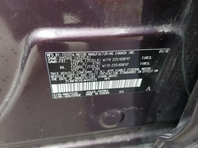 2018 TOYOTA RAV4 ADVENTURE  