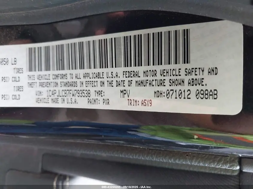 2015 JEEP CHEROKEE LATITUDE