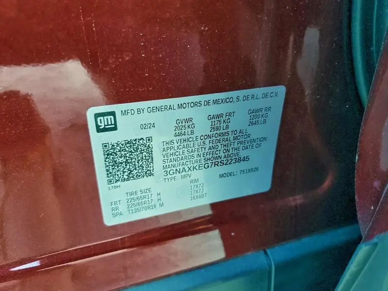 2024 CHEVROLET EQUINOX LT  