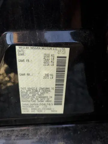 2014 NISSAN ALTIMA 2.5  