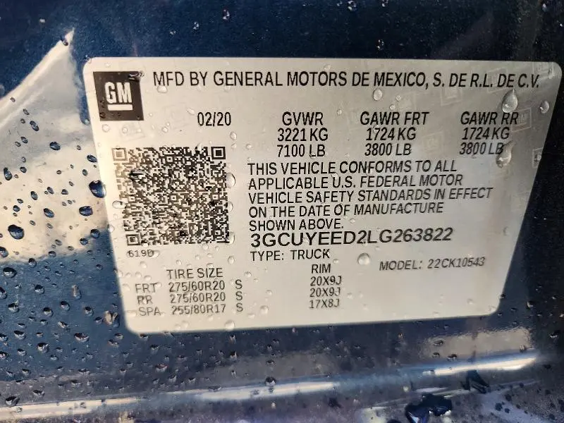 2020 CHEVROLET SILVERADO K1500 RST  