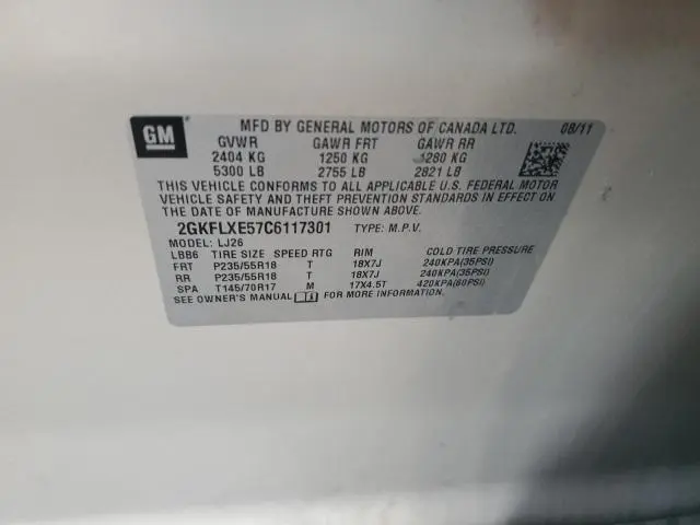 2012 GMC TERRAIN SLT  