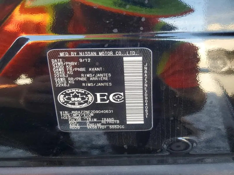 2013 INFINITI QX56 BASE  