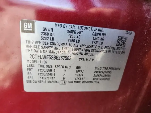 2011 GMC TERRAIN SLT  