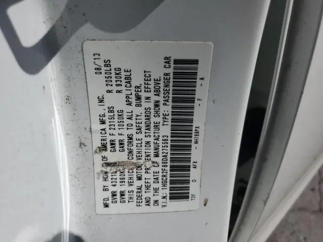 2013 HONDA ACCORD EXL  