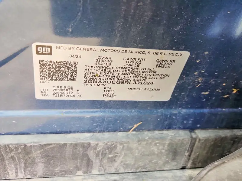 2024 CHEVROLET EQUINOX LT  