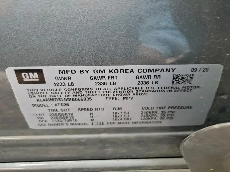 2021 BUICK ENCORE GX SELECT  