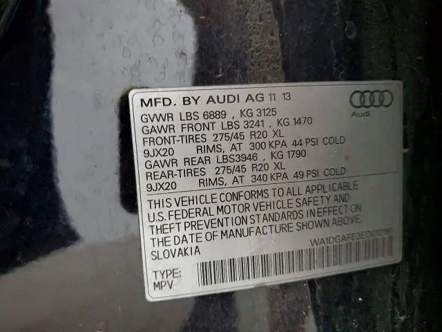 2014 AUDI Q7 PRESTIGE  