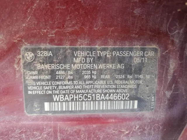 2011 BMW 328 I SULEV  