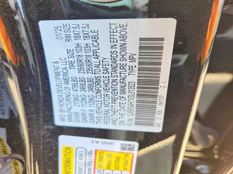 2025 HONDA CR-V EXL  