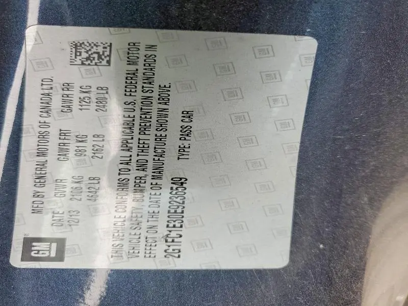 2014 CHEVROLET CAMARO LT  