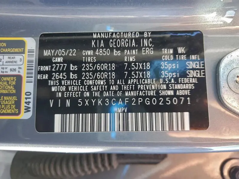 2023 KIA SPORTAGE EX  