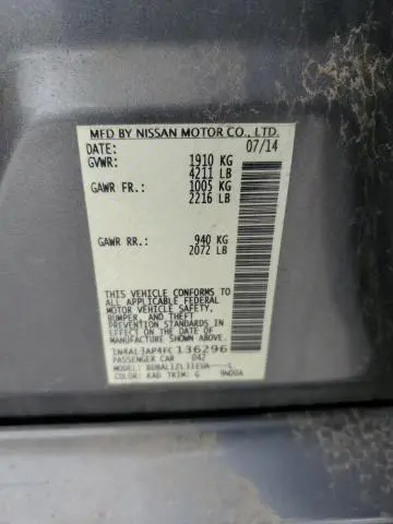 2015 NISSAN ALTIMA 2.5