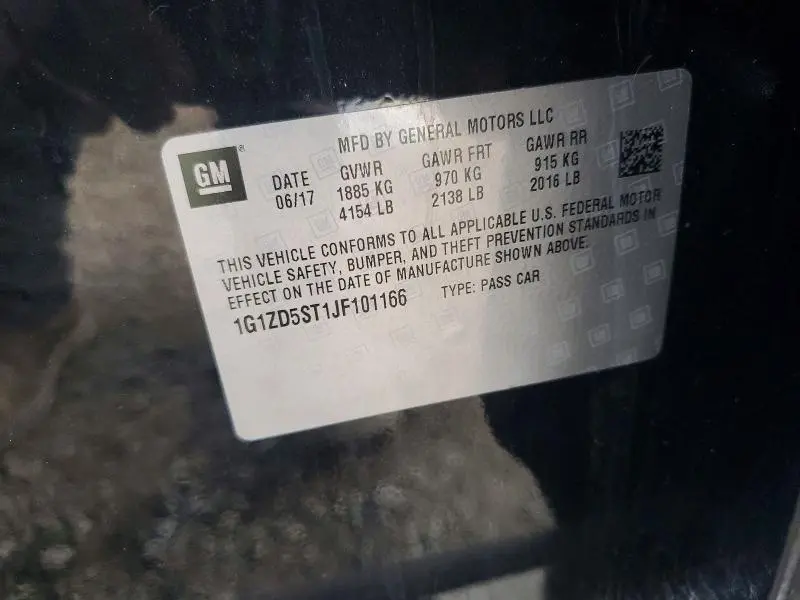 2018 CHEVROLET MALIBU LT  