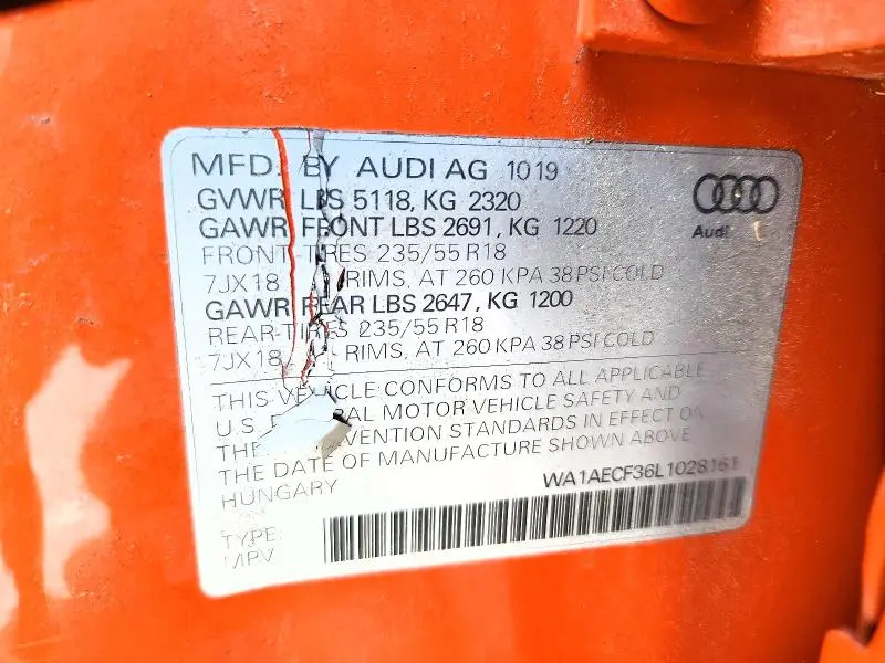2020 AUDI Q3 PREMIUM  