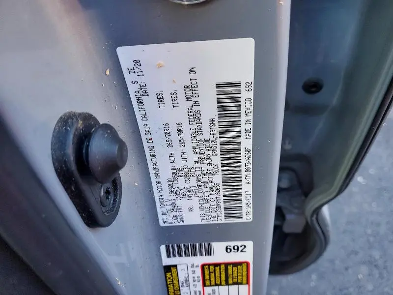 2021 TOYOTA TACOMA   