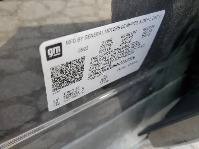 2022 CHEVROLET BLAZER 2LT  