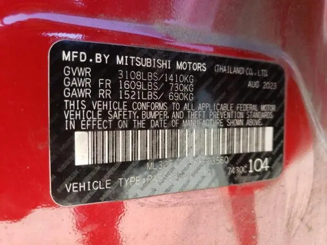 2024 MITSUBISHI MIRAGE G4 ES  