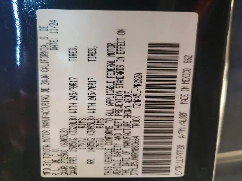 2024 TOYOTA TACOMA DOUBLE CAB  