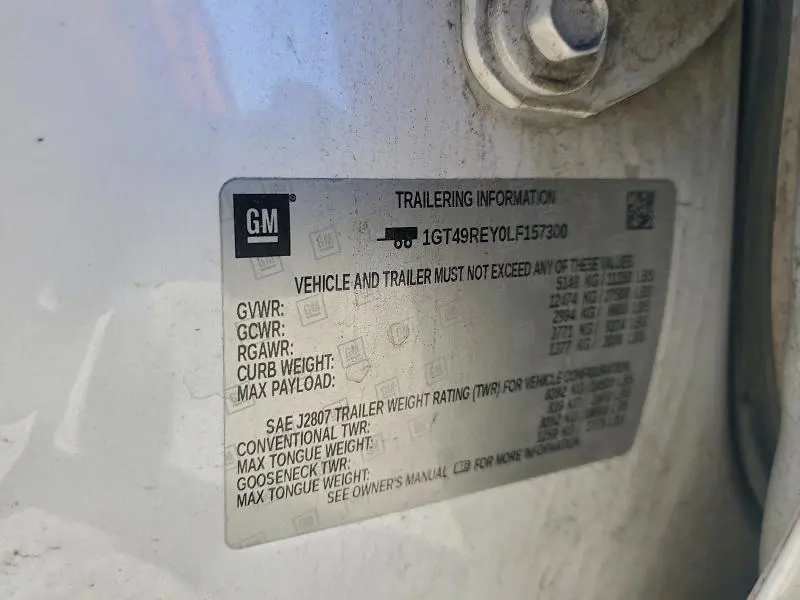 2020 GMC SIERRA K2500 DENALI  