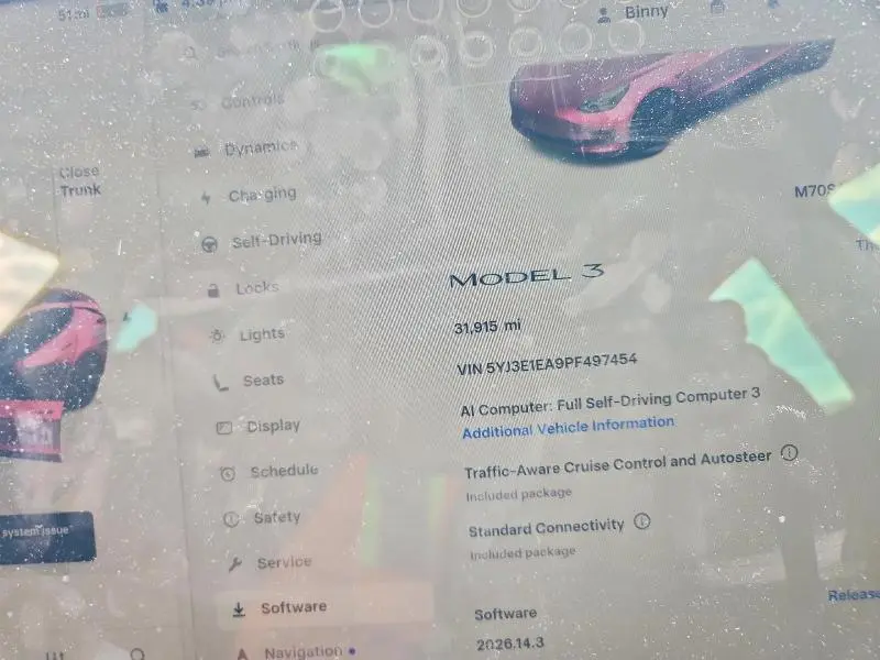 2023 TESLA MODEL 3   