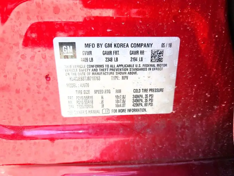2018 BUICK ENCORE PREFERRED  