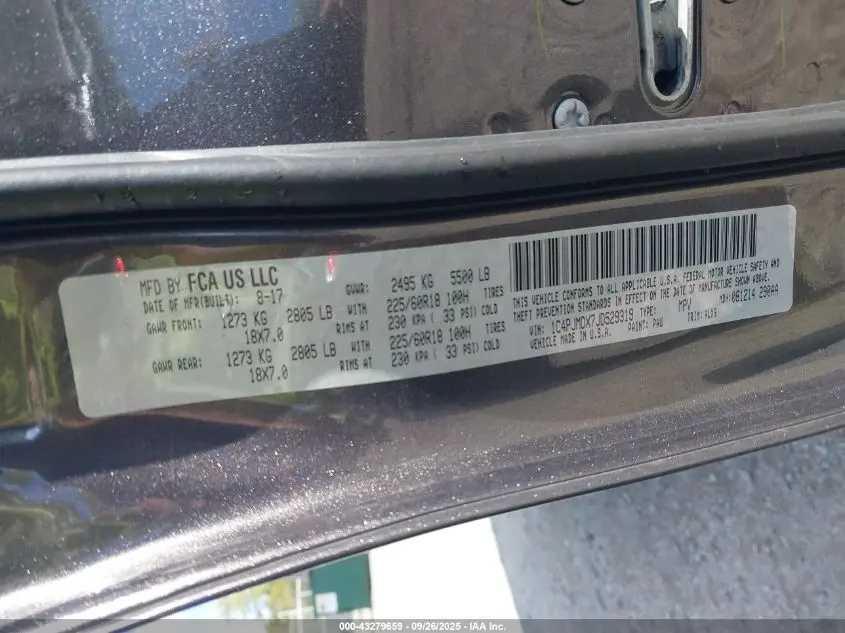 2018 JEEP CHEROKEE LIMITED 4X4