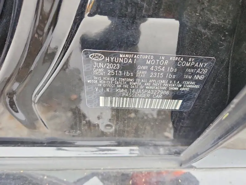 2023 HYUNDAI SONATA SEL  
