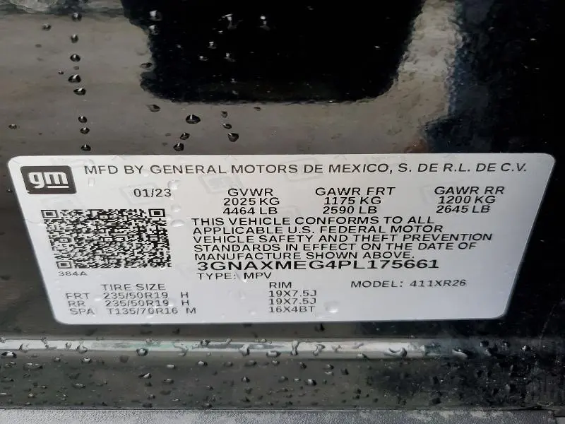 2023 CHEVROLET EQUINOX RS  