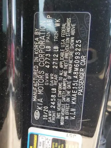 2021 KIA STINGER   