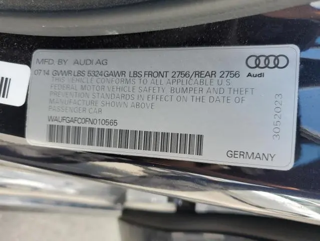 2015 AUDI A6 PREMIUM PLUS  
