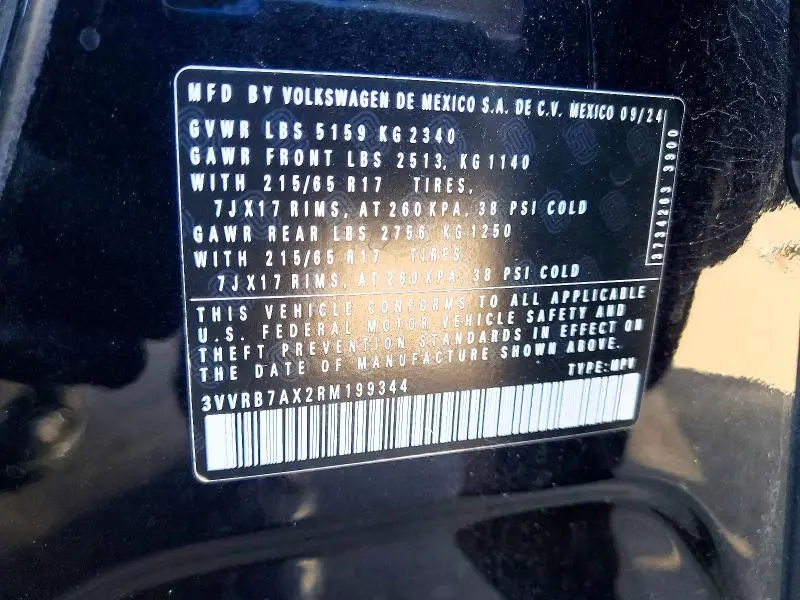 2024 VOLKSWAGEN TIGUAN S  