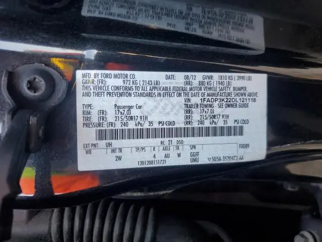 2013 FORD FOCUS SE  