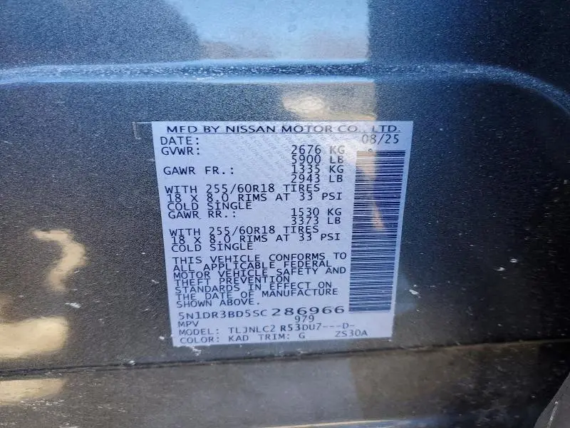 2025 NISSAN PATHFINDER ROCK CREEK  